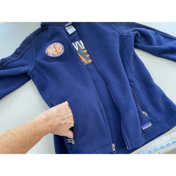 Patagonia Synchilla Fleece Jacket Womens Medium Full Zip OSM VISTA Team Blue - Picture 5 of 12